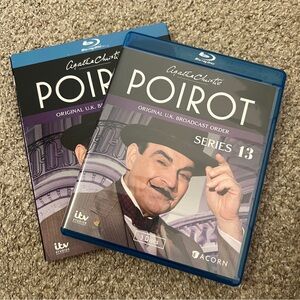Agatha Christie Poirot Series 13 Blu-ray Set / Original UK Broadcast Order